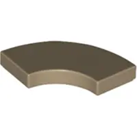 LEGO 2x2 tegels, ronde hoek 27925 - 50 stuks, donkerbeige