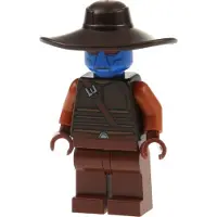 LEGO 1x Minifiguur Star Wars Clone Wars, Cad Bane, Hut, donkerbruin, 75024, 61507, sw0497