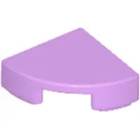 LEGO 1x1 tegels, ronde hoek 25269 - 100 stuks, middelpaars