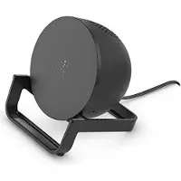 Belkin draadloze BoostCharge oplader, 10W met Bluetooth-luidspreker (snelle draadloze oplader met speaker, zwart)