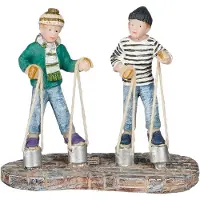 Luville Molendam Kerstdorpminiatuur Tin Can Stilts (blik Lopen) 6 X 3,2 X 5,5 Cm