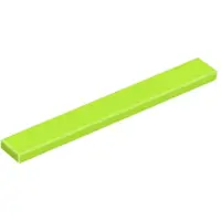 LEGO 1x8 tegels 4162 - 50 stuks, kleur: limoengroen
