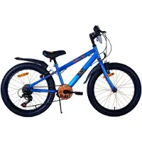 Volare NERF Kinderfiets - Jongens - 20 inch - Satijn Blauw - 6 Speed