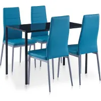 Prolenta Maison Exclusive - 5-delige eethoekset, blauw