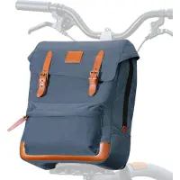 RockBros fietsstuurtas Opvouwbare voortas voor Brompton/vouwfiets met laptopvak voor dames en heren Blauw