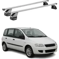 Menabo dakdrager basissteun voor Fiat Multipla 2004-2010, facelift-model, staal, grijs, 2 stuks