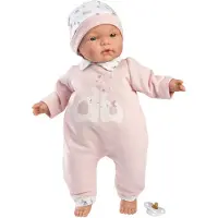 Llorens 13848 Lalka Bobas 38 cm Joelle z miękkim brzuszkiem dziewczynka