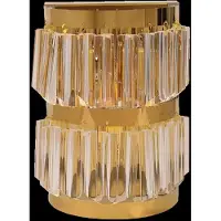 AEA Wandleuchter Design Wand Lampe Crystal Muster Leuchte Wohnzimmer