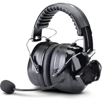 Midland DEMO KIT: Geluidsdempende hoofdtelefoon met 6 aansluitingen, geschikt voor BTR1 ADVANCED - RUSH RCF