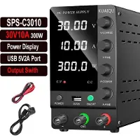 OEM Gelijkstroomvoeding, instelbare uitgangsspanning, 4-cijferig LED-display, SPS-C3010 30V10A