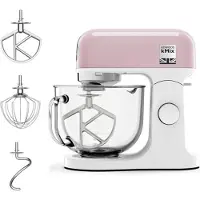 Kenwood kMix KMX754PP - Keukenmachine - Pastel pink - Glazen mengkom - 1000 Watt motor