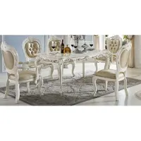 AEA Esstisch Esszimmer Komplett Set 6x Stühle Set Ess Gruppe Holz Tisch Tische 7tlg