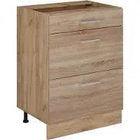 Vicco R-Line Keukenonderkast – 60 cm met laden, zonder werkblad Sonoma