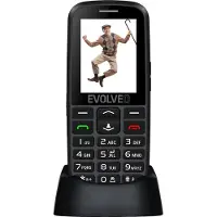 Evolveo EasyPhone EG (2.4") Zwarte Seniorentelefoon (2.40", 32000 MB, 2G), Sleutel mobiele telefoon, Zwart