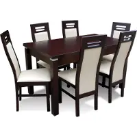 AEA Esszimmer Garnitur Stuhl Set Essgarnituren Tische Essgruppe Tisch + 6 Stühle