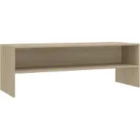 Syfax Tv-meubel 120x40x40 cm bewerkt hout sonoma eikenkleurig