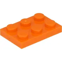 LEGO 2x3 Platen 3021 - 50 stuks, oranje