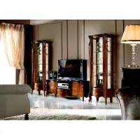 AEA Wohnwand 3tlg rtv mit 2x Vitrine Design Italienische Luxus Möbel Barock Stil