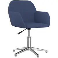 Syfax Kantoorstoel draaibaar stof blauw