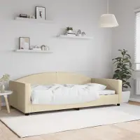 Prolenta Maison Exclusive - Dagbed, crème kleur, 100x200 cm, stof