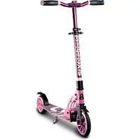 Globber 2-wiel Kinderstep Opvouwbaar Voetrem Roze/zwart