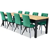 AEA Esszimmer Set Luxus Tisch 6x Stühle Esstisch Lehnstühle Garnitur 7tlg.Gruppe