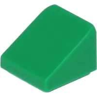 LEGO 1x1 hellingsteen 30° x 1 x 1 x 2/3 54200 - 250 stuks, groen