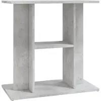 vidaXL Aquariumstandaard Betongrijs 60x30x60 cm Bewerkt hout