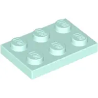 LEGO 2x3 Platen 3021 - 100 stuks, lichtblauw