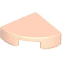 LEGO 1x1 tegels, ronde hoek 25269 - 50 stuks, lichtbeige