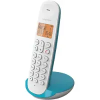 Logicom Draadloos vast telefoonapparaat DECT ILOA 150 SOLO, turquoise, DECT-technologie, ergonomisch ontwerp, eenvoudige installatie