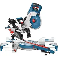 Bosch Kappzaag en verstekzaag Professional GCM 8 SDE, diameter 261 mm, 1600W, variabele snelheid, beide zijden verstelbaar