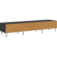 Syfax TV-kast met lade Zwart eiken 150 x 36 x 30 cm Bewerkt hout