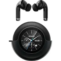 INF T7 Zwarte In-Ear Bluetooth Oordopjes met Scherm: Touchscreen, 30u Speeltijd, compatibel met APPLE