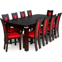 AEA Esstisch + 10x Stühle Stuhl Esszimmer Set Essgruppe Modern Tisch Tische Z10