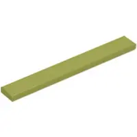 LEGO 1x8 tegels 4162 - 10 stuks, olijgroen