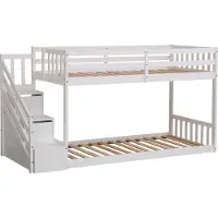 Happy Garden Kinderstapelbed 190x90cm wit CELESTINE