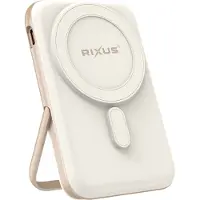 Rixus RXPB37 Portable Magnetic Powerbank 10000mAh With Stand Rose Gold