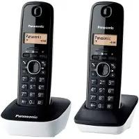 Panasonic Draadloos DECT-telefoon, KX-TG1612FRW, duo-set, 2 handsets, wit