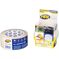 Hpx All Weather Tape transparant 48mm x 25m