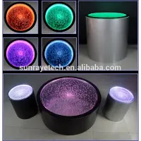 AEA Design Tisch Couchtisch Wasser Säulen Säule Water Sofa Tische LED Beleuchtet