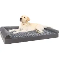 Sonstiges Premium orthopedisch hondenbed voor grote honden. Orthopedisch hondenbed voor grote honden, afmetingen 105x70x18 cm. Hondenbank met afneembare, wasbare hoes. XL hondenbank, grijs