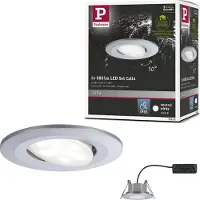 Paulmann LED inbouwspot Calla, kantelbaar