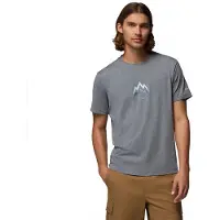 Columbia Parsons Point Graphic T-shirt Met Korte Mouwen Grijs 2XL Man