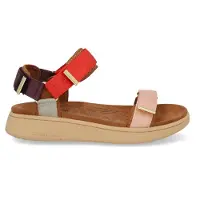 Woden Sandaal 'Line' lila / pink / rosa