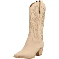 Jeffrey campbell Cowboylaarzen beige