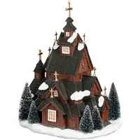 Luville The Stave church l25,5xb19,5xh1 cm