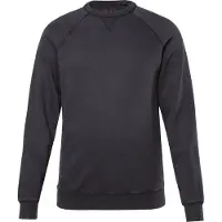 JP 1880 Regular Fit Sweatshirt ronde halszwart, Effen