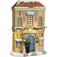 Luville Kerstdorp | Politiebureau | (Led, Batterijen)