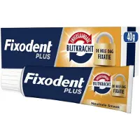 Fixodent Kleefpasta Plus Duo Premium 40 gr - Voordeelverpakking 12 stuks